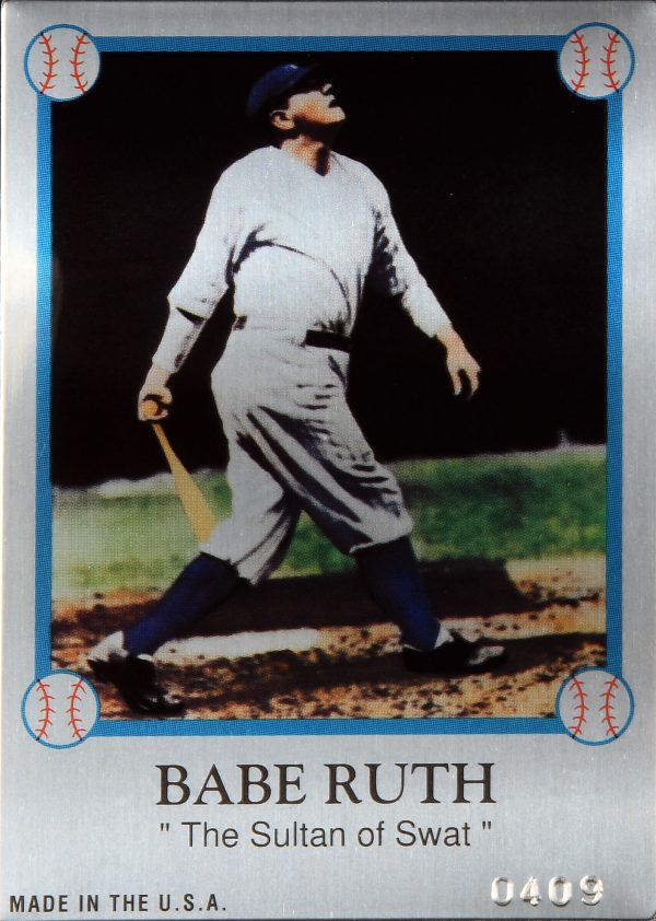 0029 Babe Ruth Silver Card 0409